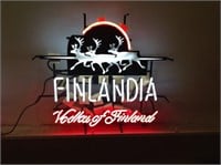 Finlandia Vodka of Finland Neon