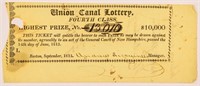 Early New Hampshire Lottery Ticket.