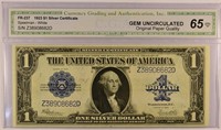A 2nd Gem 1923 $1.00 Silver Certificate.