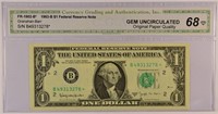 Superb Certified 1963-B $1.00 Barr Note W/Star.