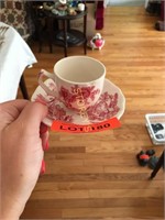 3 Mini Tea Cups & Saucers