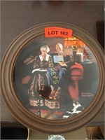 Norman Rockwell Framed Collectors Plate