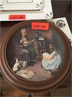 Norman Rockwell Framed Collectors Plate