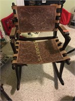 Leather Peruvian Rocking Chair