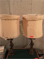 Pair of Antique Like Lamps