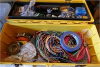Tool Box With Electrical Repair Items
