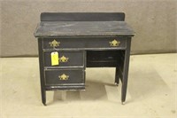 Vintage Wooden Desk 34"x17"x29"