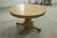 Oak Kitchen Table, Approx 45"x28"