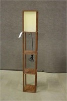 Lamp, Approx 10"x10"x63" with shelves