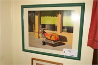 13.5" x 16" M. Carver "Speedster" framed print