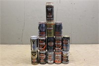 (14) Harley Davidson Collectable Beer Cans