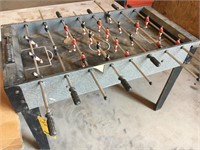 Foosball table and air filters