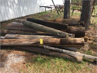 Group of wood posts