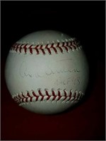Don Sutton Hall of Fame 1998 autographed baseball