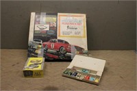 Vintage H.O Scale Road Race Kit with Cars and