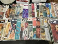 Collection of 46 issues of the Saturday evening