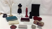 Velvet Jewelry Boxes, Jewelry Mannequins & More-8C