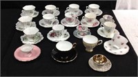 Cup & Saucer Collection - Fine China! - 10B