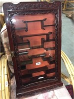 CARVED ROSEWOOD CHINESE CURIO