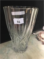 Val Saint Lambert cut crystal vase