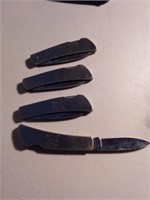 Set of 4 Pocket Knives