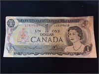 Canada 1973 (One) Dollar Bill
