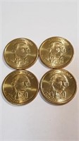 (Four) John Adams Presidential Dollars