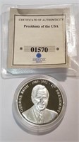 George Bush Presidential Silver Coin