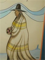 C. Begay Native American Framed Painting