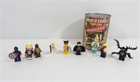 9 figurines Lego