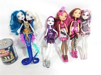 5 poupées Monster High