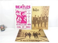 3 affiches des Beatles