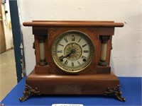 FRENCH STYLED SETH THOMAS WOODEN MANTLE CLOCK
