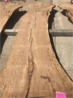 8’ 2 ¼” x 25-40” rustic burr oak with good