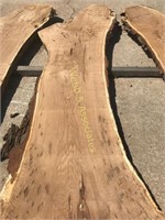 8’ 2 ¼” x 22-30” rustic burr oak live edge