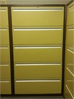 Browne-Morse 5 Door Filing Cabinet