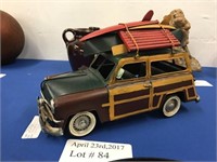 TIN, FORD WOODIE 1:18 SCALE DECORATION