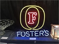 "FOSTERS" NEON BAR SIGN, WORKING CONDITION