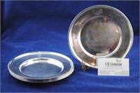 4 Sterling Bread Plates w/ Mono