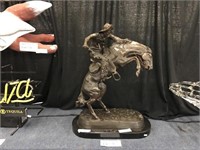 LIMITED EDITION "BRONCO BUSTER" BRONZE SCULPTURE