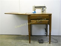 Sewing Machine with Cabinet