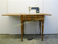 Sewing Machine with Cabinet