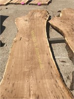 8’ 2 ¼” x 22-32” rustic burr oak live edge