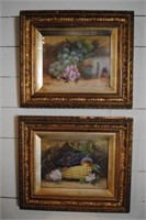 Pair of Original Signed Still Life Oil Paintings