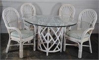 Henry Link Wicker Table & Chairs