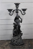 Large Maitland Smith Figural Candelabra