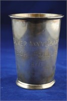 Fisher Engraved Sterling Julip Cup