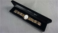 Vogt Sterling & 14k Gold Texas Star Ladies Watch