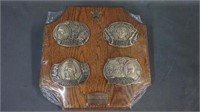 The Texas Ranger Pioneer Era Belt Buckle Set NOS