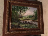 Framed Oil Painting - 30 x 25